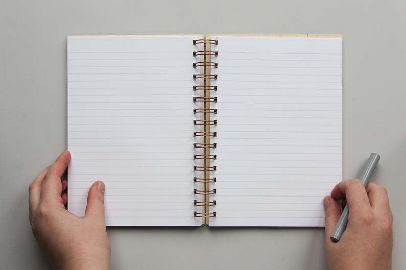 Blank Recipe Book Custom Made Engraved and Spiral Bound Gift Etsy UK