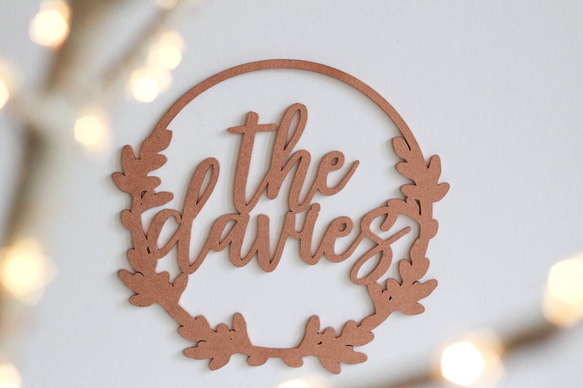 Couronne Toute L'année, Couronne de Tous Les Jours, Porte Personnalisée, en Bois, d'entrée, Couronne