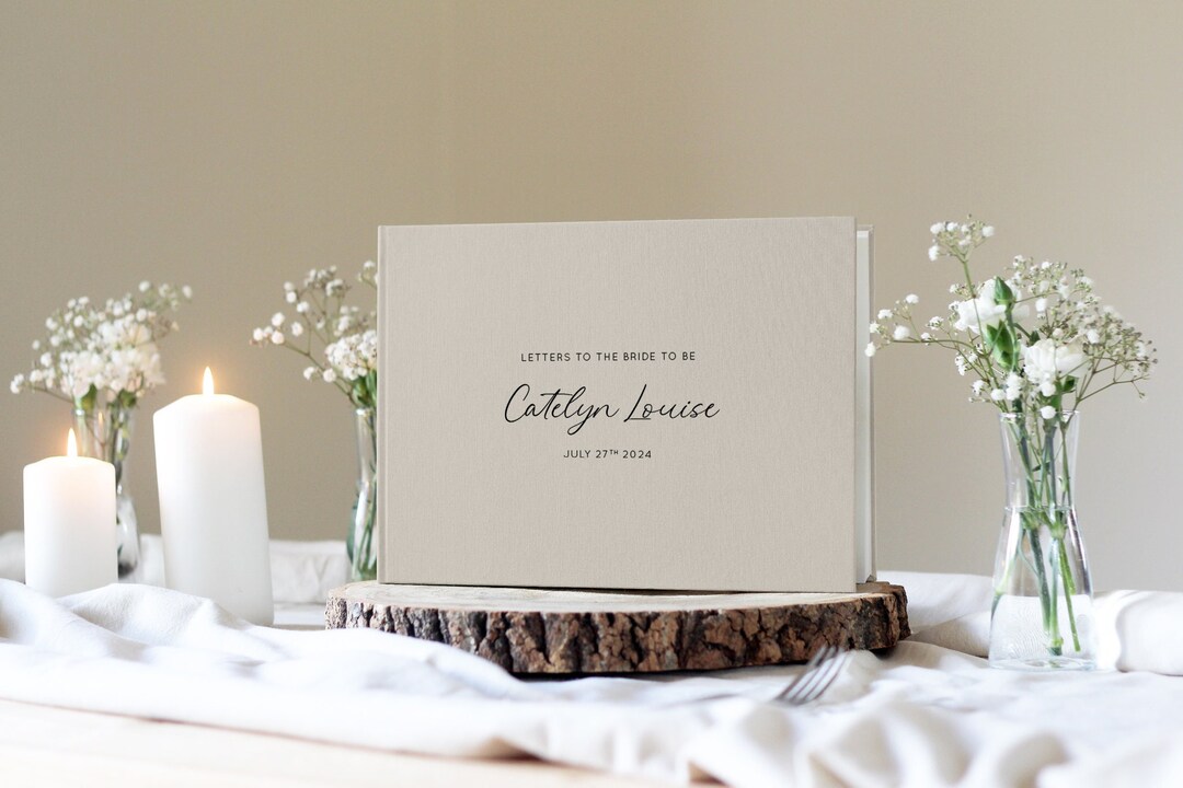 Letters to the Bride Book, Bride to Be Gift, Gift for Bride, Hen-do