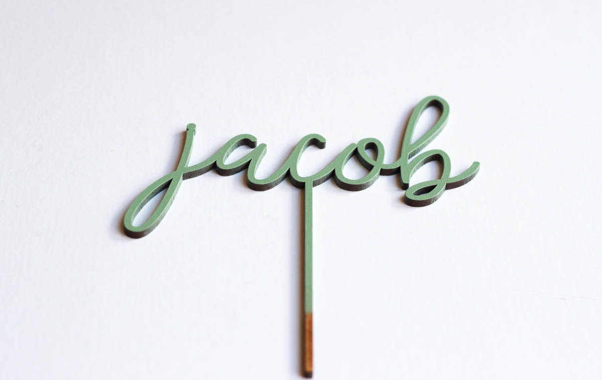Custom Name Cake Topper Personalised Topper Birthday Cake Etsy UK