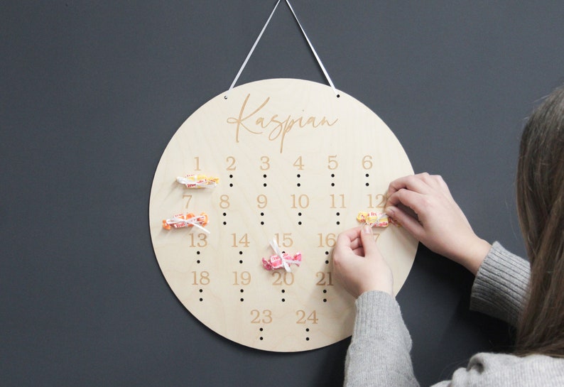 DIY Advent Calendar Advent Calendar Wooden Advent Calendar Etsy