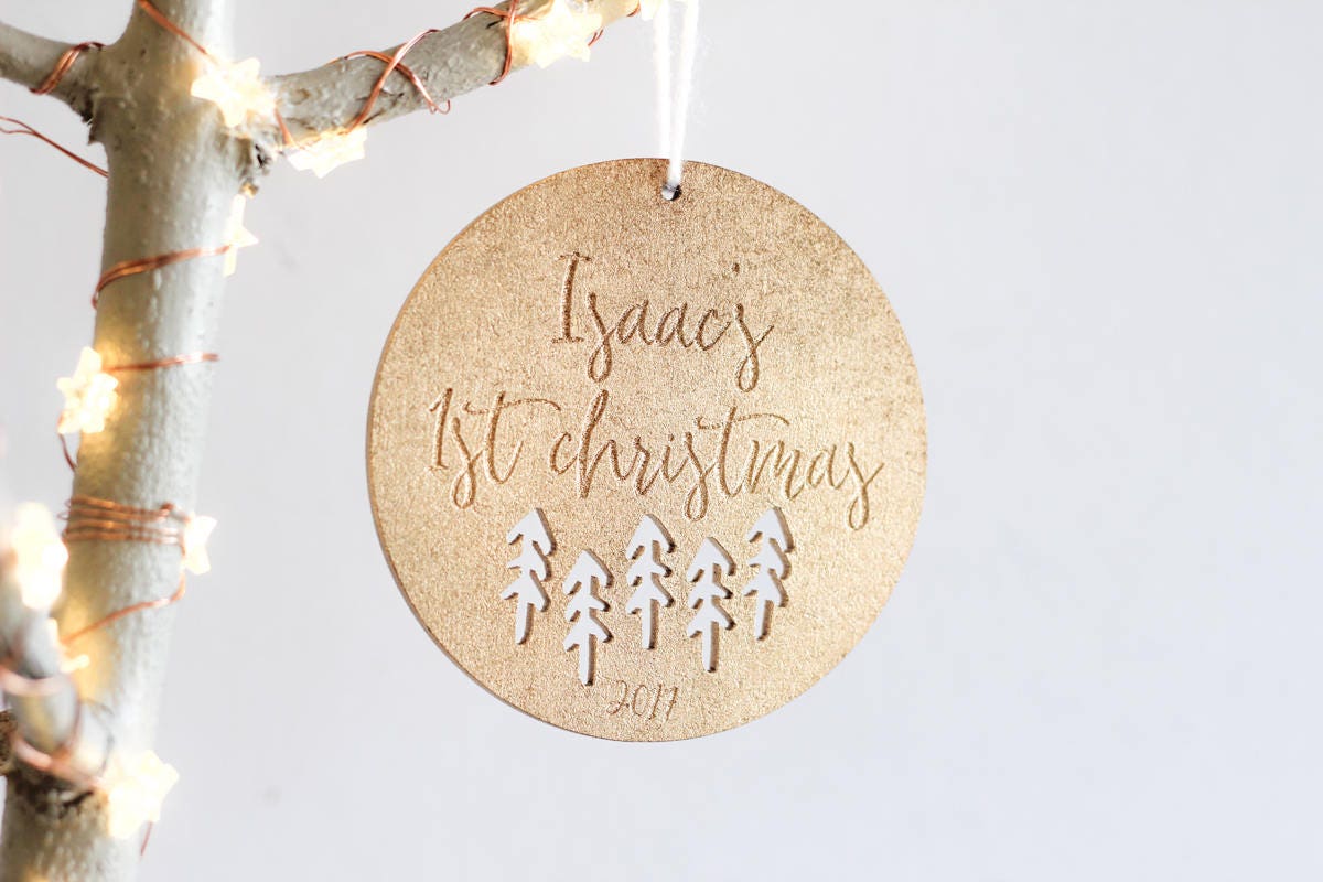 Notre Premier Noël, Ornement de Bébé Ornements Noël Bébé, Mon Personnalisé, Premier Cadeau