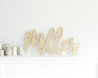 Last Name Sign, Last Name Wall Art, Family Name Sign, Last Name Wall Sign, Custom Name Signs, Wooden Word Sign, Name Sign, Wooden Letters