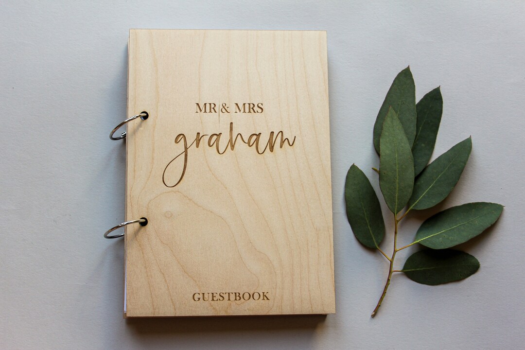Simple Guestbook Photo Guestbook Minimal Guestbook Wedding Etsy