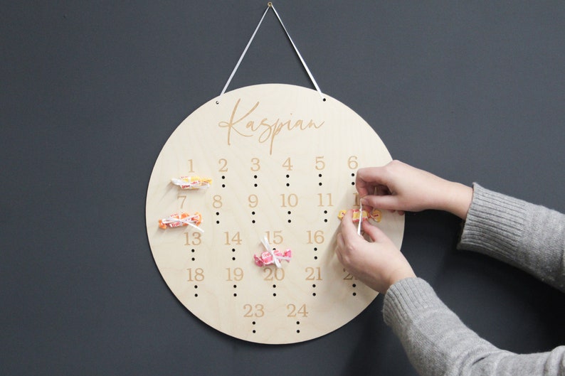 DIY Advent Calendar Advent Calendar Wooden Advent Calendar Etsy
