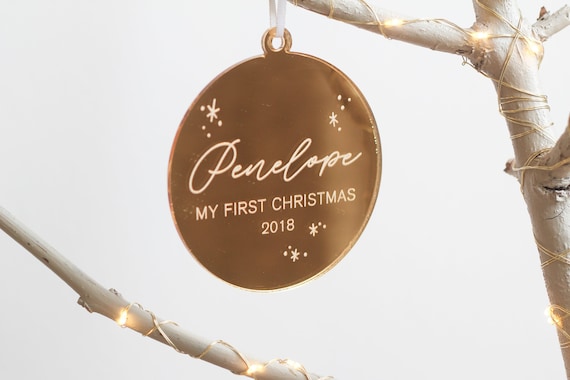 baby's first christmas bauble 2018
