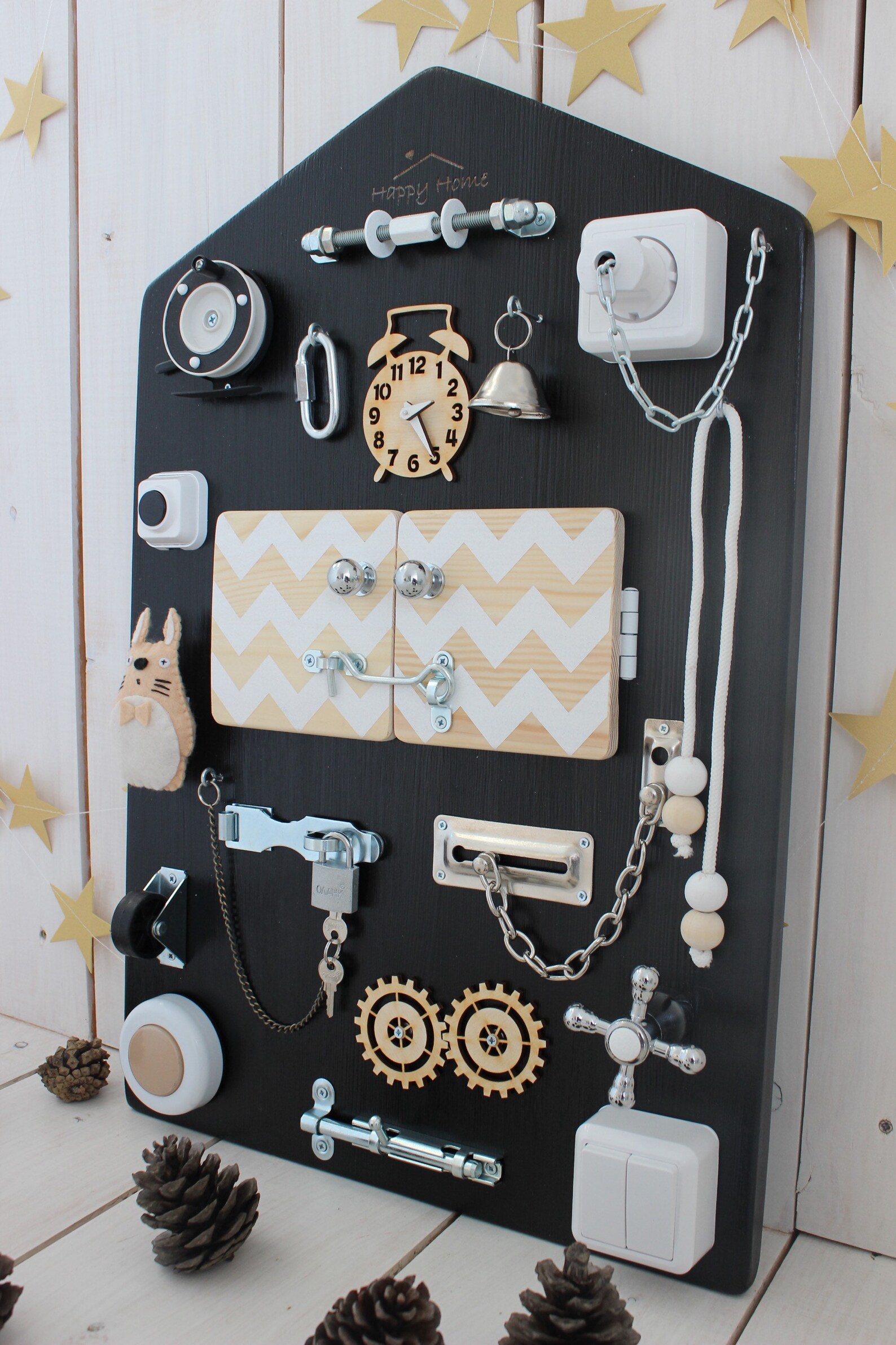 Busy Board for 2 Year Old Sensory for Baby Montessori Etsy