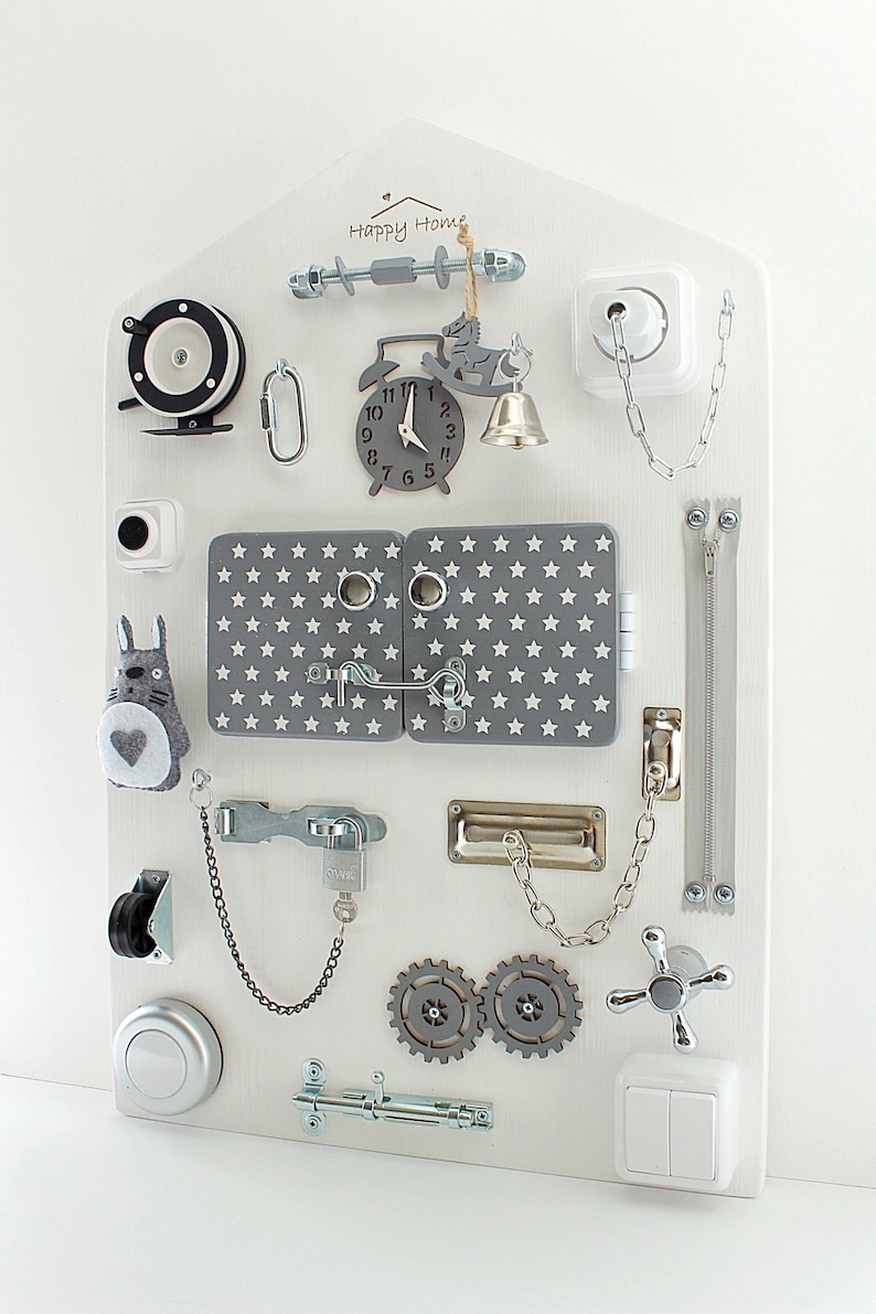 Busy Board for 1 Year Old Fine Motor Skills Latch Board for Etsy