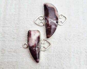 Jasper Gemstone Connectors Browns Decorative Jewellery Making Findings - BOHOSEASON