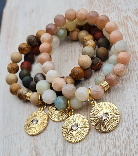 Etsy shop gemstone bracelets