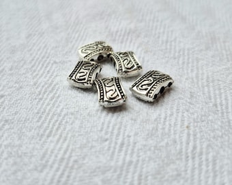 5x Tibetan Silver Beads 3 Holes Jewellery Making Crafts Findings - BOHOSEASON