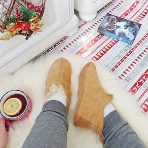 Natural Leather Slippers|Real Sheepskin Slippers|Natural Wool Boots| Home Slippers |Warm Leather Boots|Natural Sheepskin Boots| Sizes 36-48!