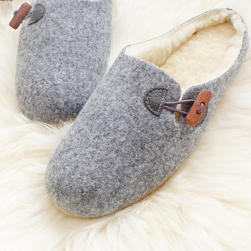 felted wool shoes