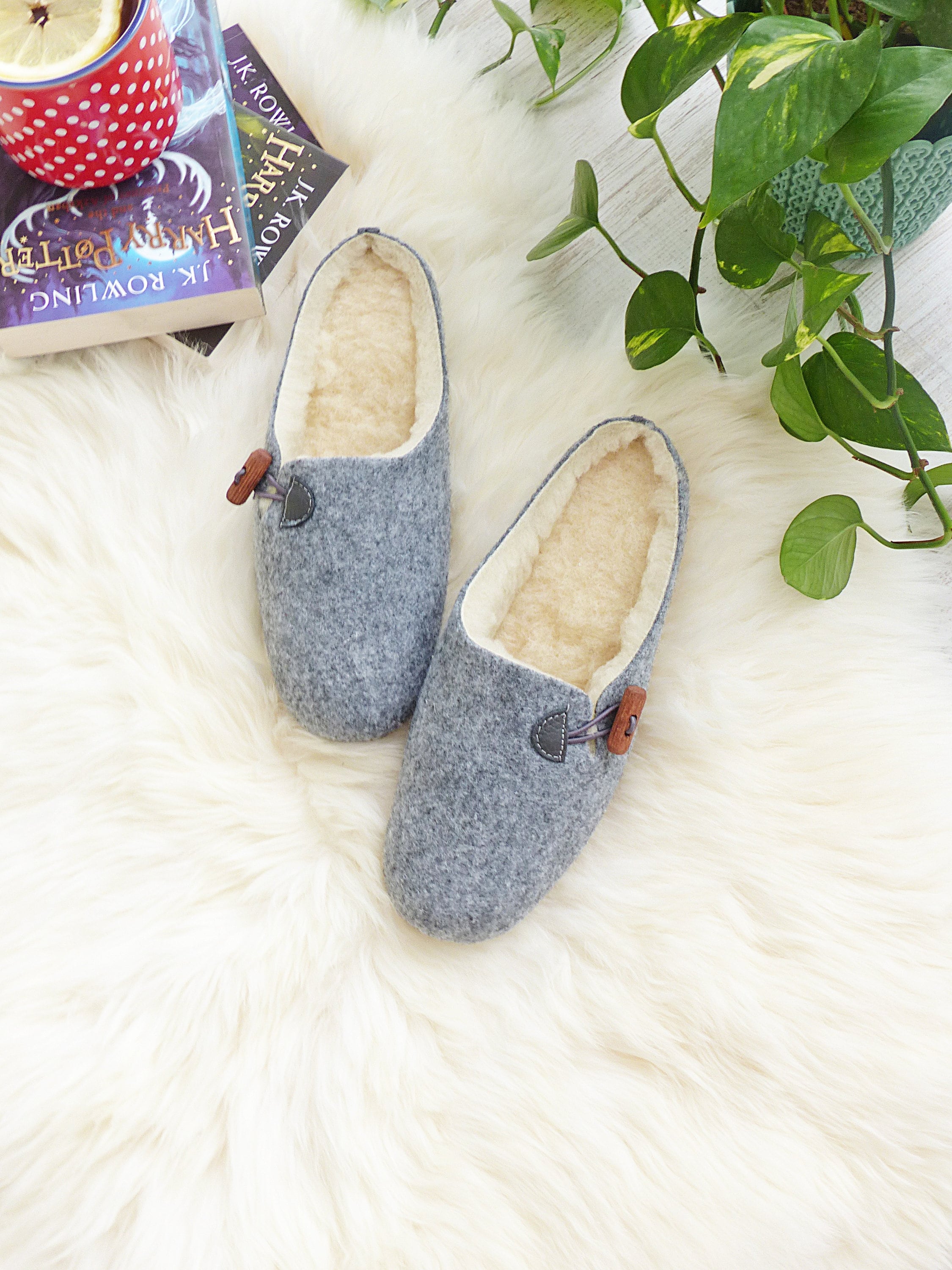 women s slippers on Warm Wool Felted Women S Slippers Cozy Wool Felted Etsy