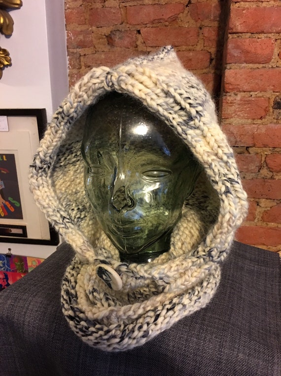Warm winter cowl hood in your colors