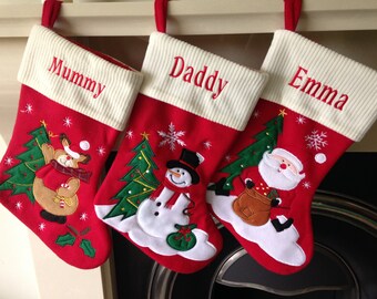 personalised christmas stocking etsy