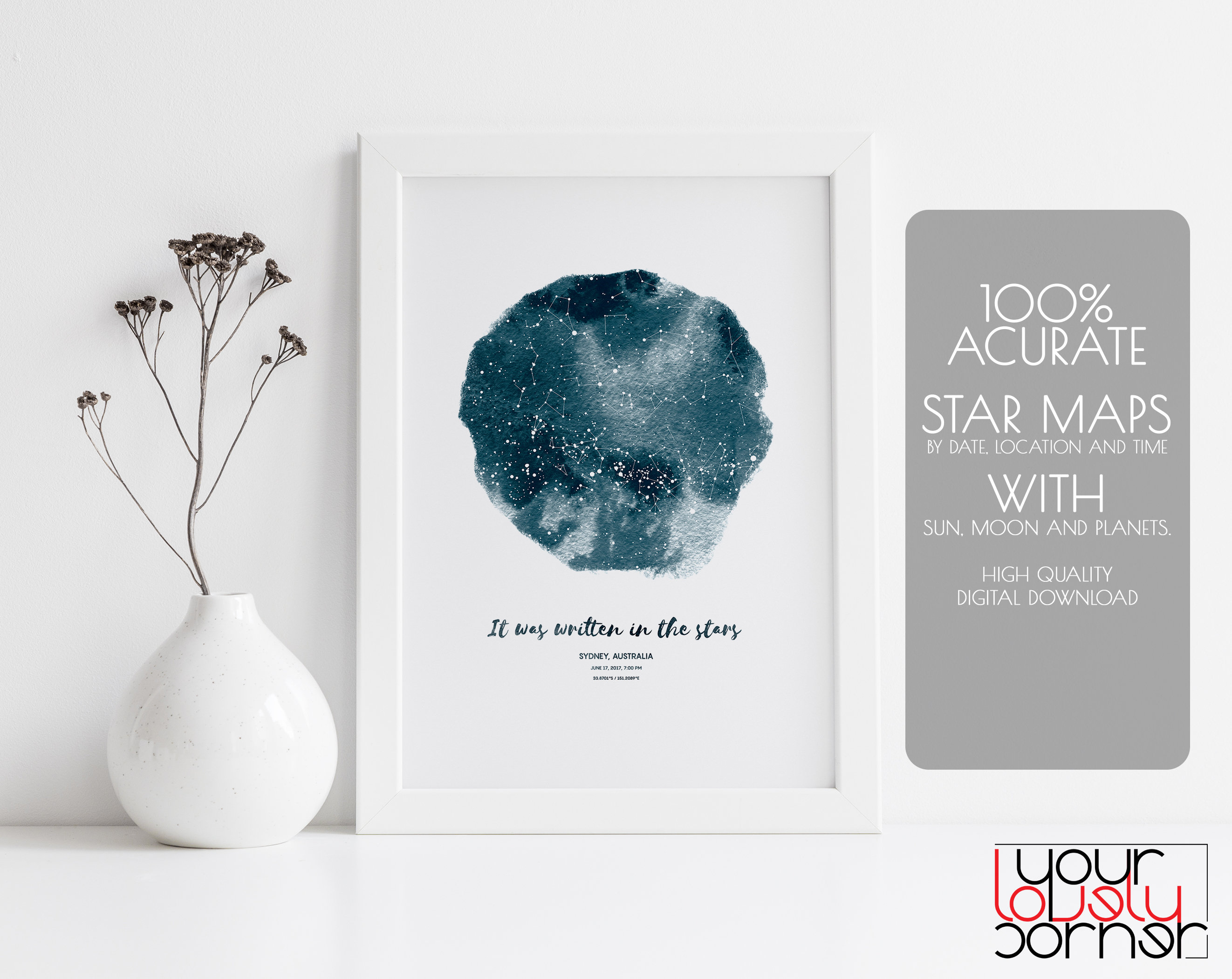 The Night We Met Star Map Digital Star Map by Date Etsy