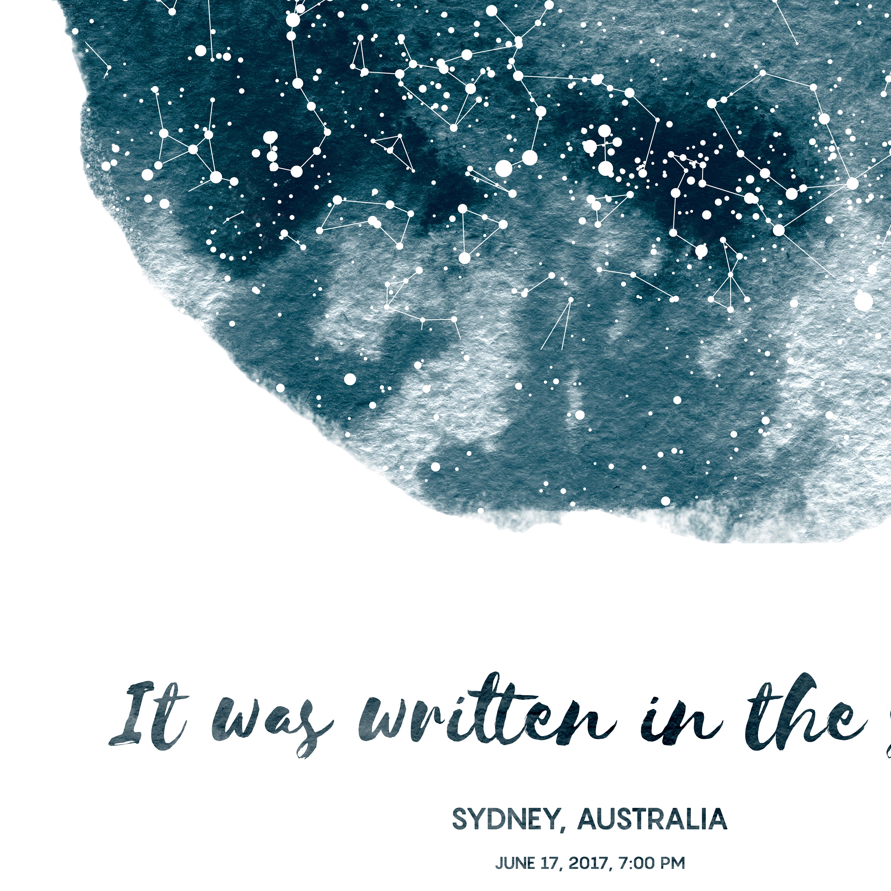 The Night We Met Star Map Digital Star Map by Date Etsy