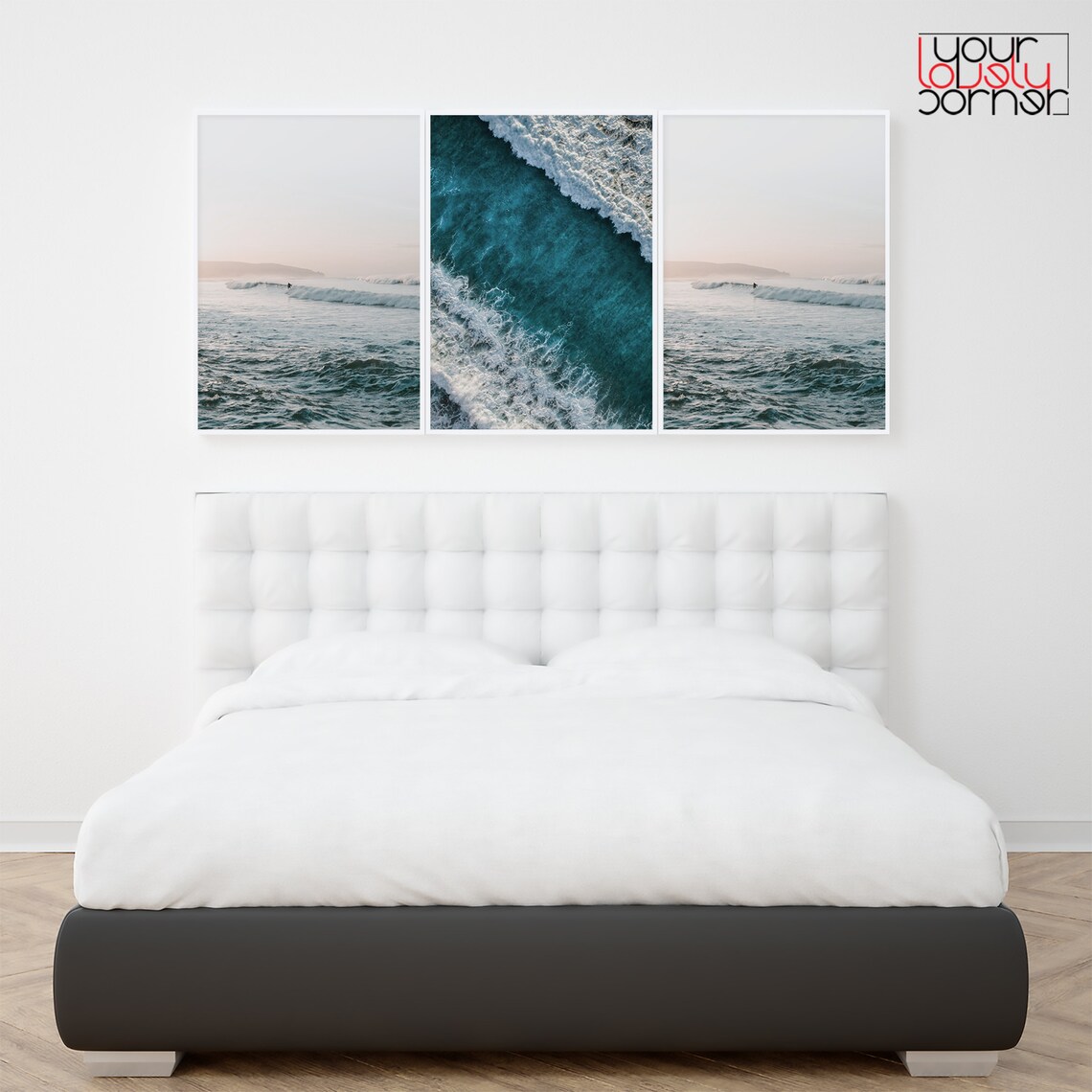 Coastal Wall Art Set of 3 Prints Printable Wall Art Set of - Etsy