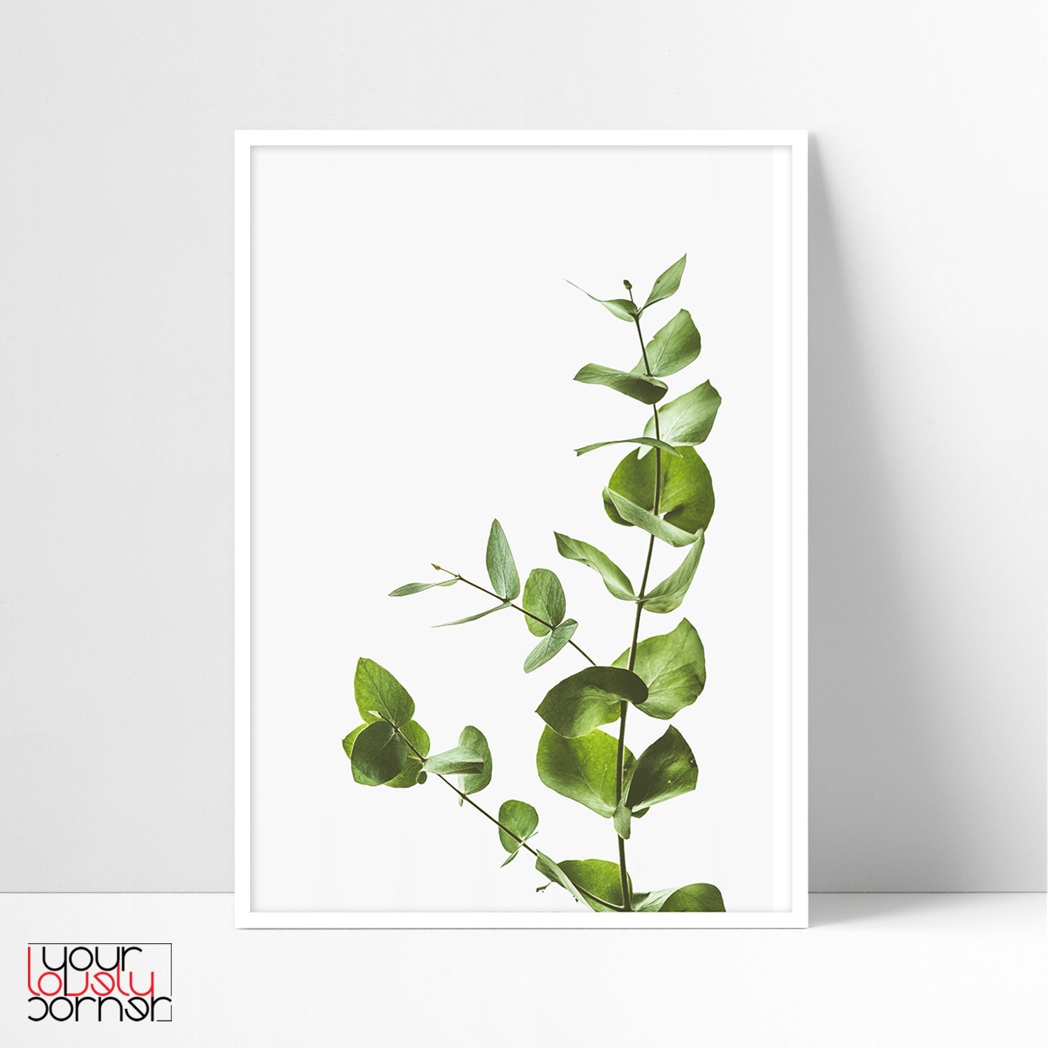 Eucalyptus Printable Wall Art Set Of 2 Prints Botanical Print Etsy