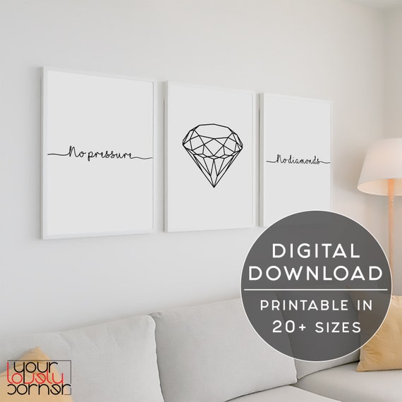 Inspirational Quote Print Set: Scandinavian Minimalist Wall Art (Digital Download)