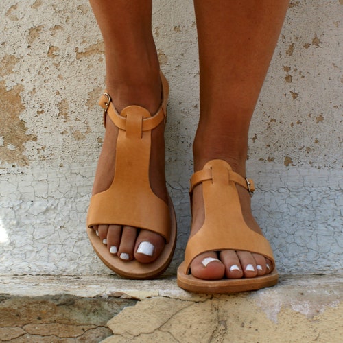 Sandals Wedding Sandals Leather Sandals Greek Sandals | Etsy