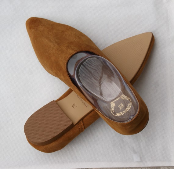 MONACO dames loafer schoenen / camel kleur schoenen / slip-on - Etsy  Nederland
