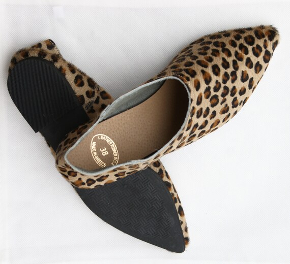 MONACO dames loafer schoenen / dierenprint schoenen / slip-on - Etsy  Nederland