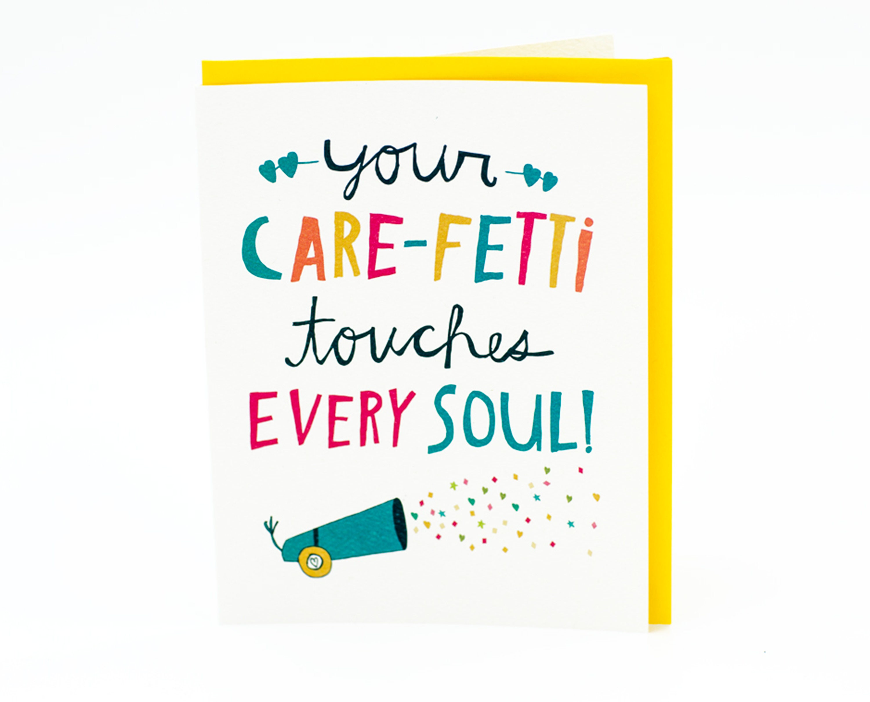 Caregiver Card, Caregiver Appreciation, Caregiver Gift, Confetti ...