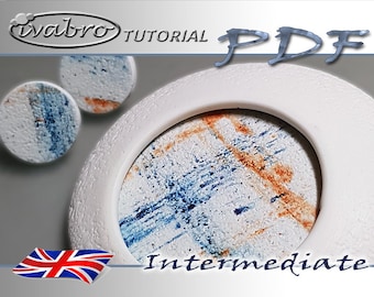 Tutorial de arcilla polimérica - Broche garabateado - Inglés