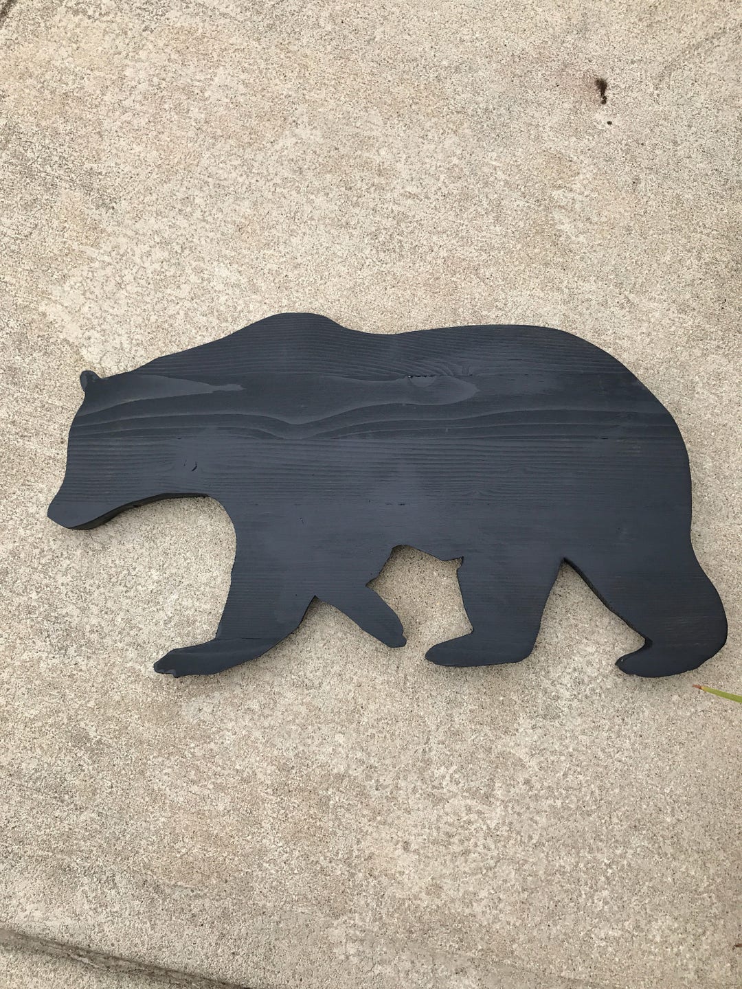 Wooden Bear Wall Decor Etsy