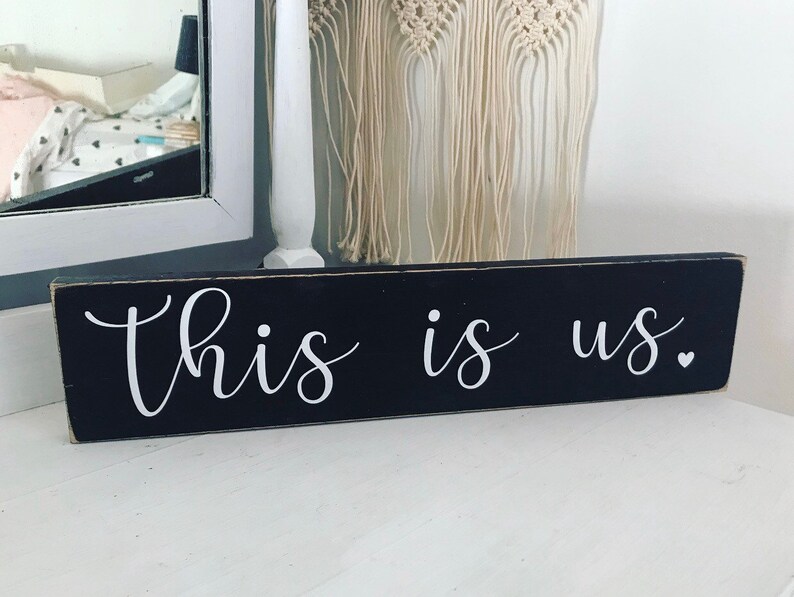 This is us sign bedroom couples Home Decor wood signs Etsy