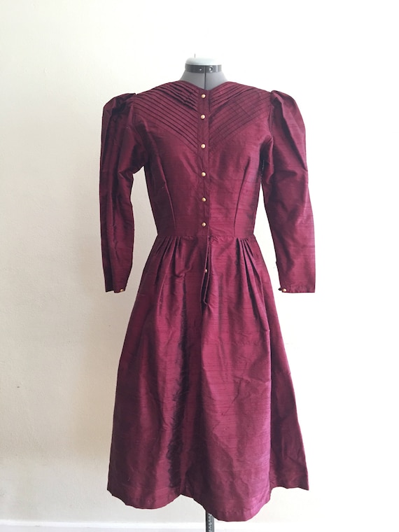 1980 Raw silk dress