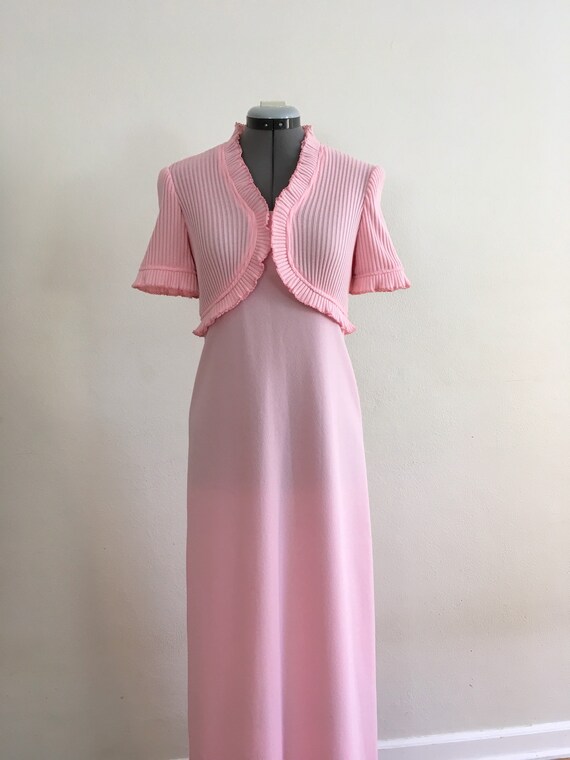 Pink maxi dress