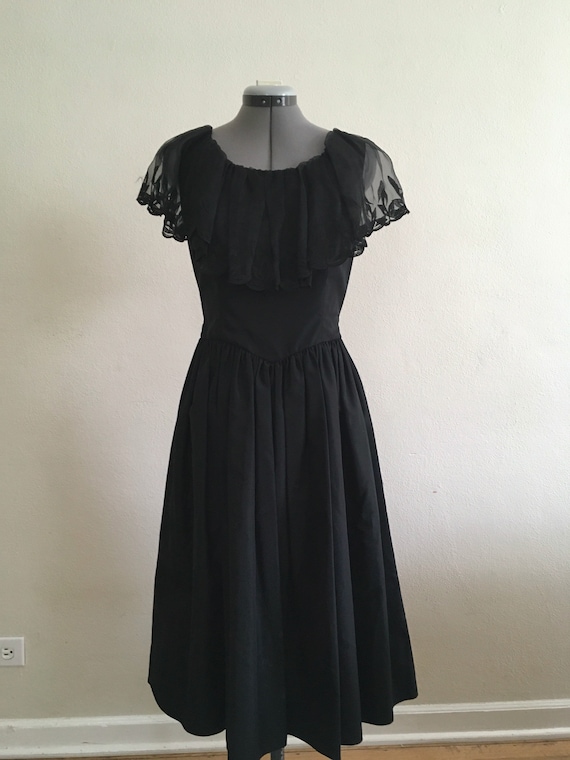 Little black 1970 dress