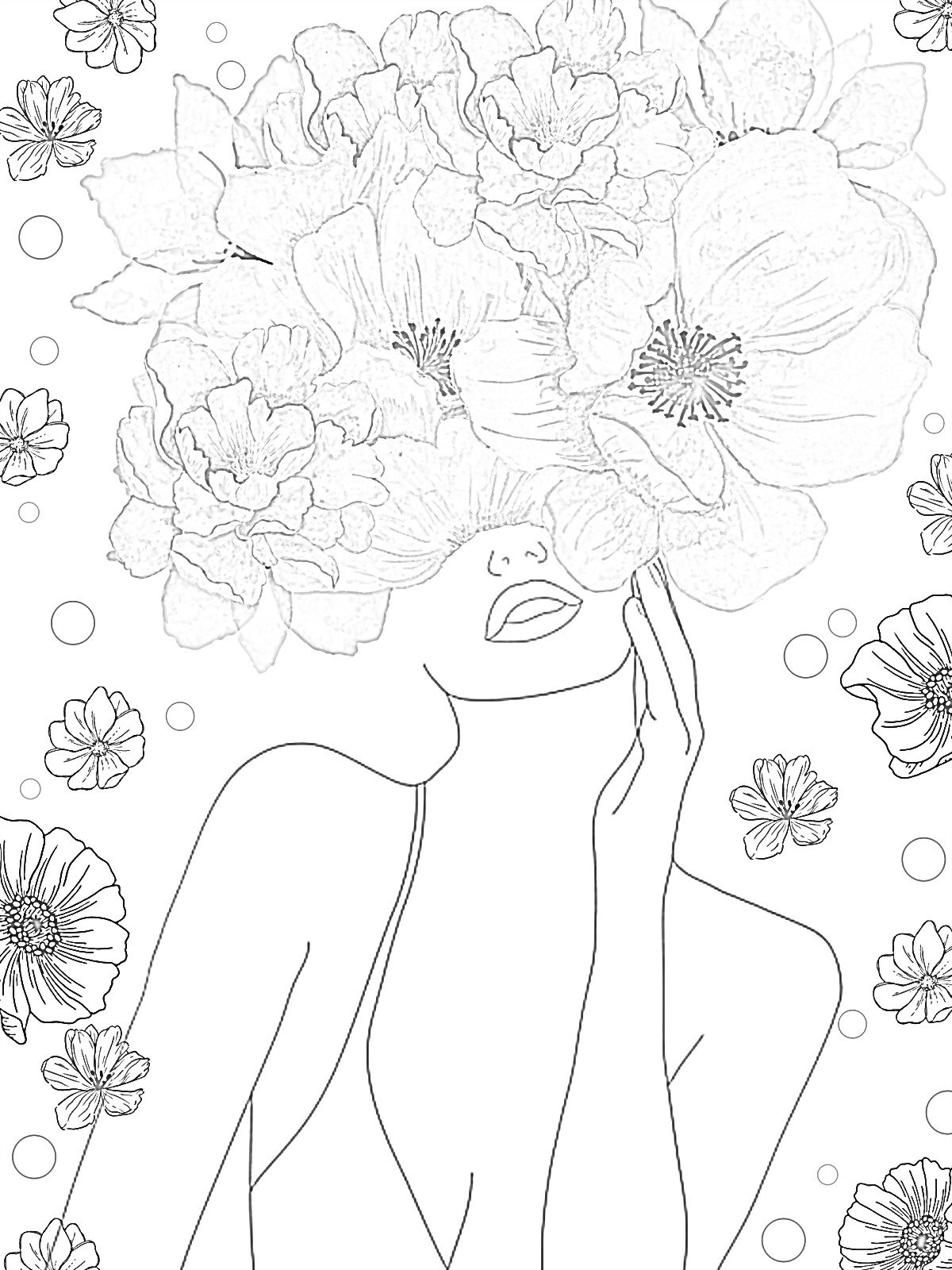 Custom Designed Coloring Page Instant Download Printable | Etsy