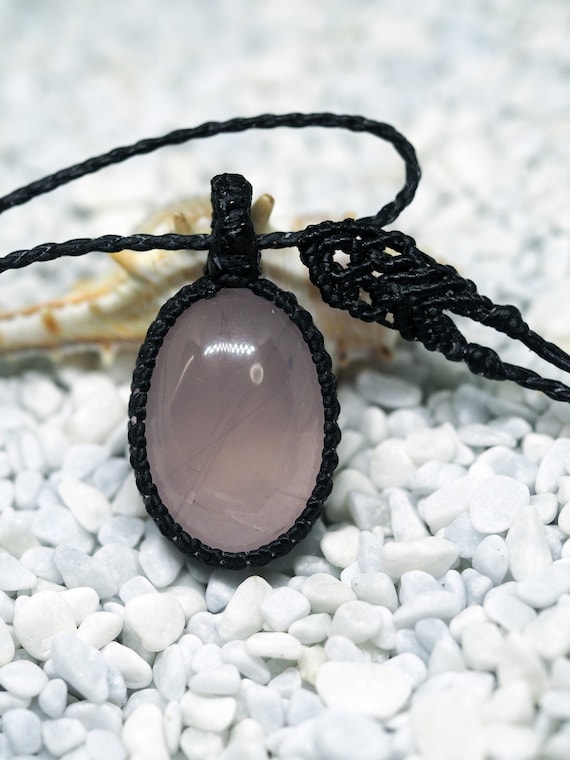 Etsy macrame deals necklace