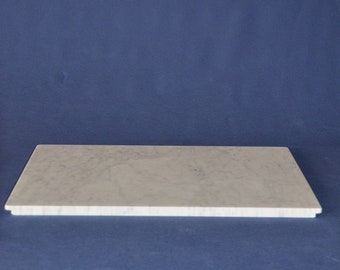 Witte Carrara marmeren snijplank 60 x 40 cm
