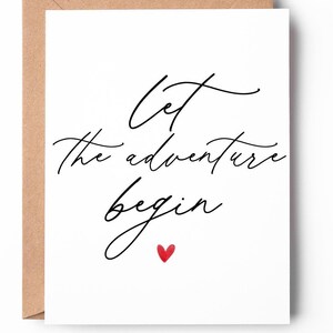 And They Lived Happily Ever After Card | Wedding Gift for Married Couple | Romantic Keepsake