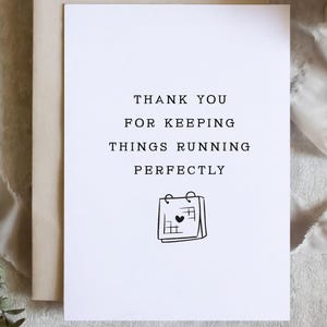 thank you for being our wedding planner card, thank you card, wedding day card / SKU: LNWD71Z | Alex