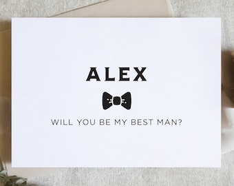 Your service as a groomsman is requested, funny card,  will you be my groomsman card, will you be my best man card / SKU: LNGMP20