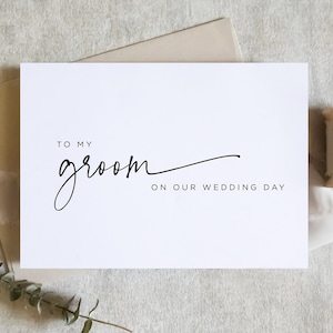 À mon époux sur notre carte de mariage, À mon mari sur notre carte de mariage, à mon mari, carte de mariage / SKU : LNWD70A / EMILY