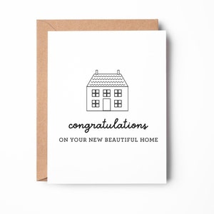 Félicitations pour la nouvelle carte de maison, la nouvelle maison en ballon, la nouvelle carte de maison, la nouvelle carte de maison, la nouvelle carte de voisins, jolie nouvelle carte de maison / SKU : LNNH02