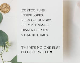 Funny Anniversary Card | Funny Costco Anniversary Card | Cute Anniversary Card For Wife Or Husband