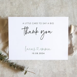 Sammelpack Dankeskarten Hochzeit, Dankeschön-Geschenkkarte, Dankeskarte, Masse-Dankschön-Karten / SKU: LNTHANKS38