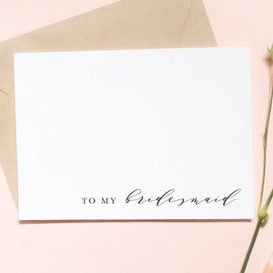 à ma demoiselle d'honneur, carte de mariage simple, carte de proposition simple, carte de demoiselle d'honneur, carte de meilleur ami, carte de proposition / SKU : LNWD40 | LUNE