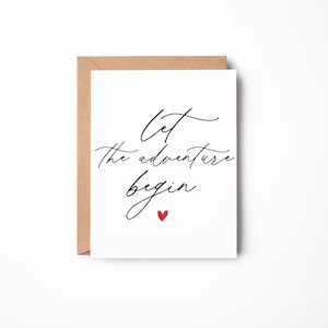 And They Lived Happily Ever After Card | Wedding Gift for Married Couple | Romantic Keepsake