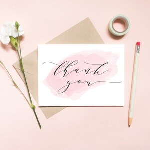 carte de remerciement de mariage, carte de remerciement, carte de couple, carte de jeunes mariés, carte de remerciement, carte de jour de mariage / SKU : LNTHANKS21B