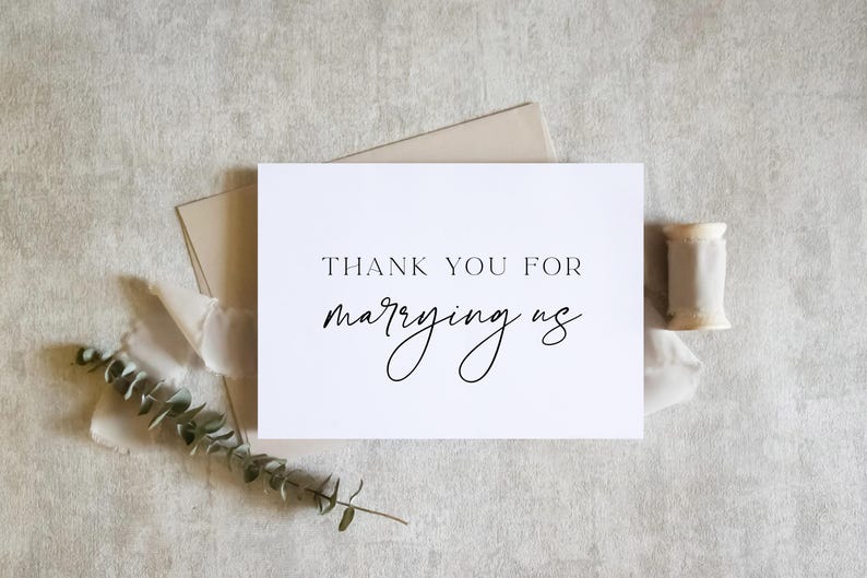 Wedding Vendor Thank You Card | Thank You Wedding Vendor | Wedding Day Appreciation Card image 5