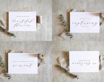 Wedding Vendor Thank You Card